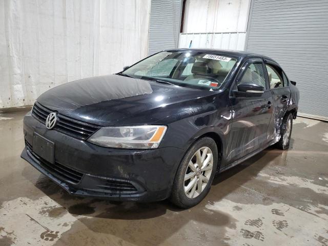 3VWLL7AJXCM388793 - 2012 VOLKSWAGEN JETTA TDI BLACK photo 1