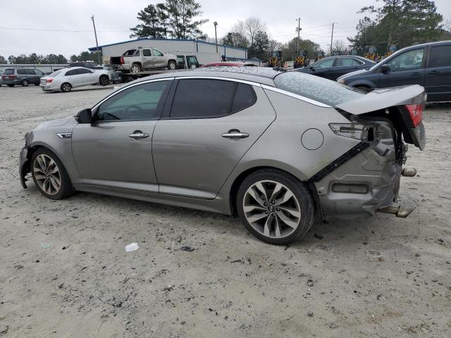 5XXGR4A69EG287326 - 2014 KIA OPTIMA SX GRAY photo 2