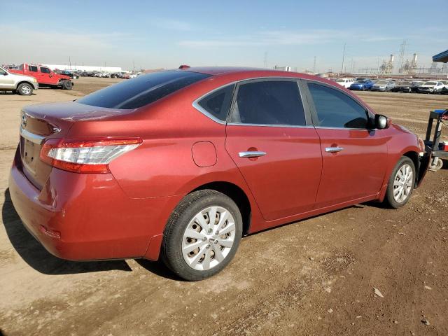 3N1AB7AP9FY288850 - 2015 NISSAN SENTRA S RED photo 3