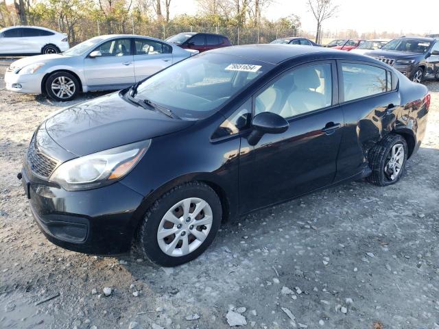 KNADM4A38D6231458 - 2013 KIA RIO LX BLACK photo 1