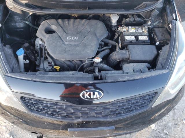 KNADM4A38D6231458 - 2013 KIA RIO LX BLACK photo 11