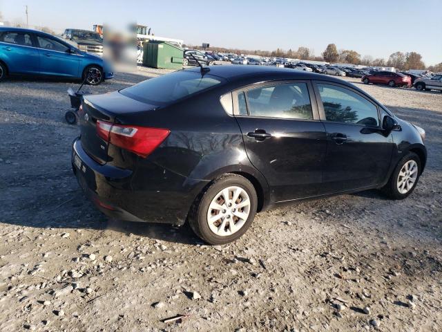 KNADM4A38D6231458 - 2013 KIA RIO LX BLACK photo 3
