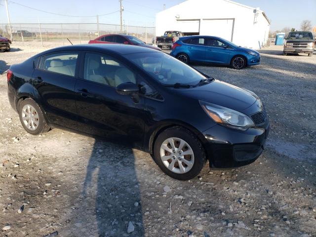 KNADM4A38D6231458 - 2013 KIA RIO LX BLACK photo 4