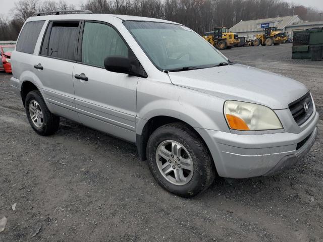 5FNYF18685B019923 - 2005 HONDA PILOT EXL SILVER photo 4