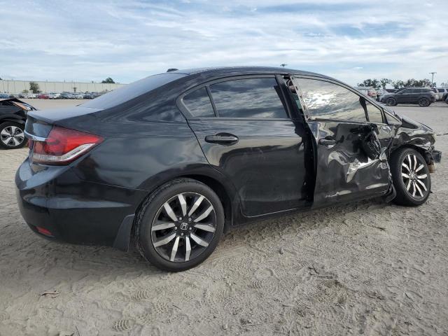 2HGFB2F99FH502369 - 2015 HONDA CIVIC EXL შავი ფოტო 3