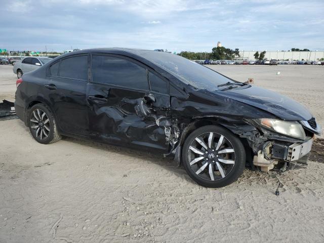 2HGFB2F99FH502369 - 2015 HONDA CIVIC EXL შავი ფოტო 4