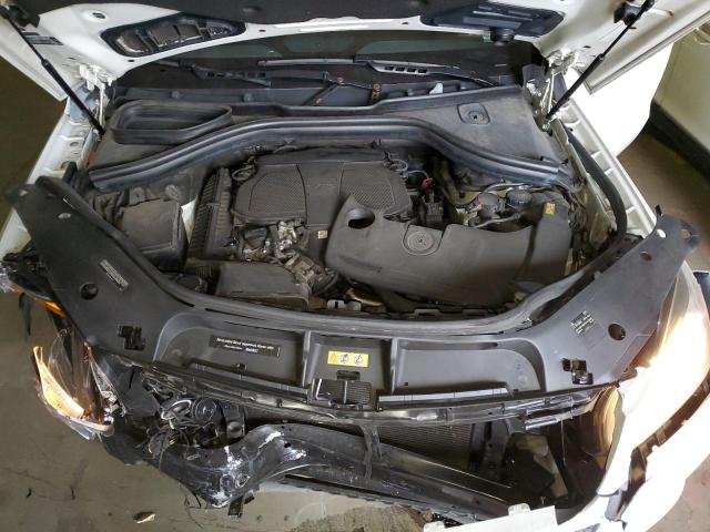 4JGDA5HB7FA448509 - 2015 MERCEDES-BENZ ML 350 4MATIC WHITE photo 12
