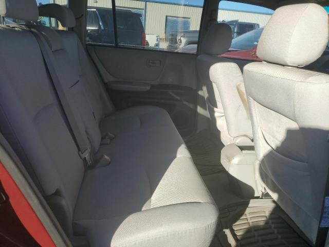 JTEGD21A960137609 - 2006 TOYOTA HIGHLANDER RED photo 11