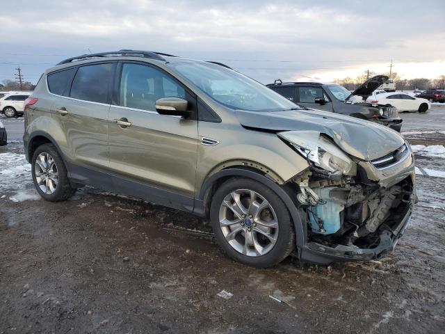 1FMCU9H9XDUC69416 - 2013 FORD ESCAPE SEL GREEN photo 4