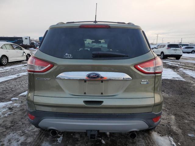 1FMCU9H9XDUC69416 - 2013 FORD ESCAPE SEL GREEN photo 6