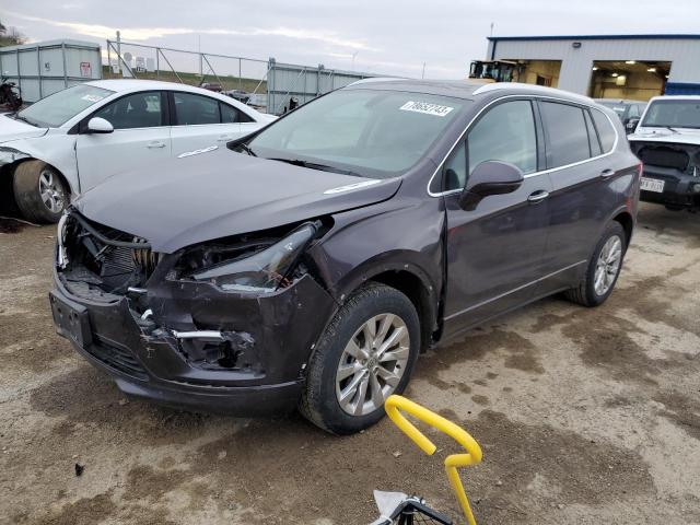 LRBFXBSA8HD000340 - 2017 BUICK ENVISION ESSENCE Մանուշակագույն լուսանկար 1