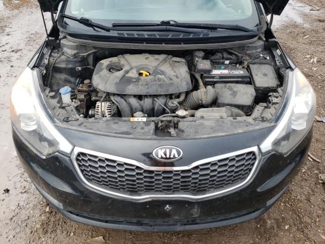 KNAFK4A61F5296220 - 2015 KIA FORTE LX BLACK photo 11