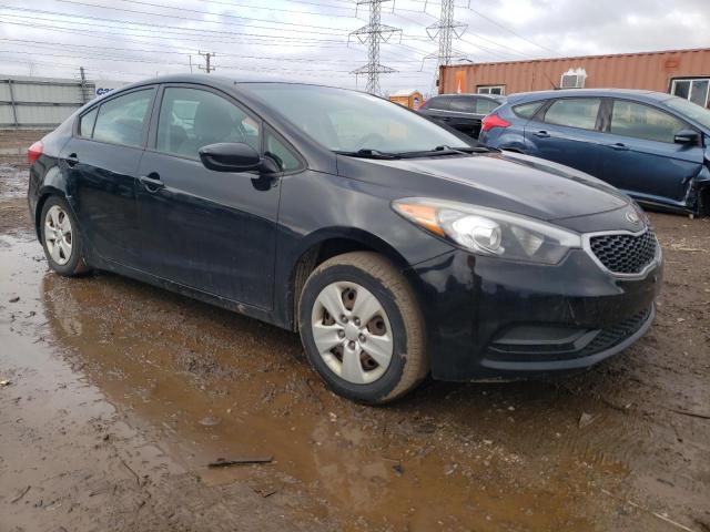 KNAFK4A61F5296220 - 2015 KIA FORTE LX BLACK photo 4