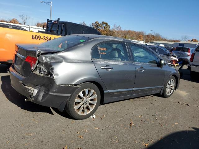 2HGFA1F93AH548074 - 2010 HONDA CIVIC EXL ნაცრისფერი ფოტო 3