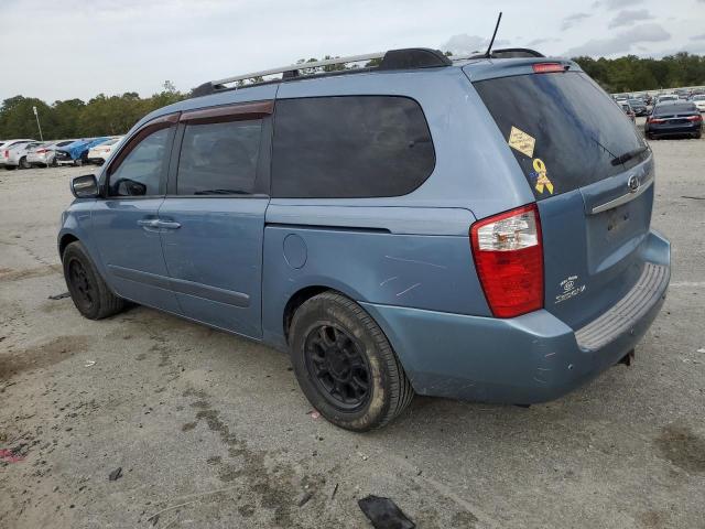 KNDMB233X96278220 - 2009 KIA SEDONA EX BLUE photo 2