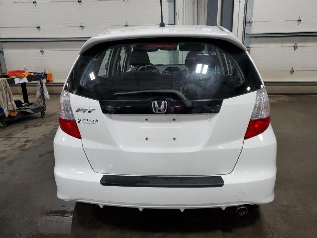 JHMGE8H5XCC026881 - 2012 HONDA FIT SPORT WHITE photo 6