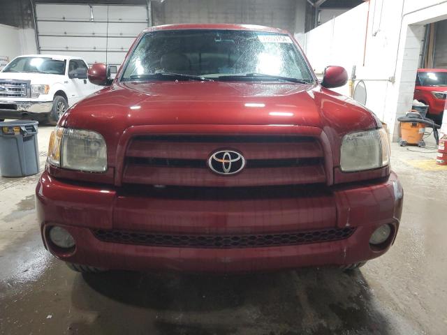 5TBBT48153S333101 - 2003 TOYOTA TUNDRA ACCESS CAB LIMITED RED photo 5