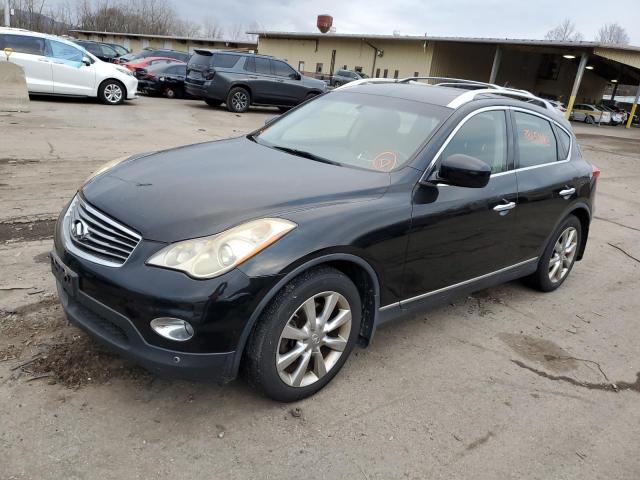 JNKAJ09F18M361068 - 2008 INFINITI EX35 BASE Սև լուսանկար 1