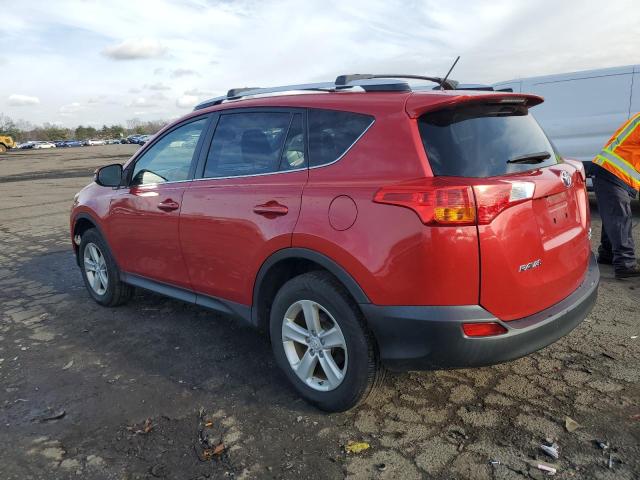 JTMRFREV4DD038439 - 2013 TOYOTA RAV4 XLE RED photo 2