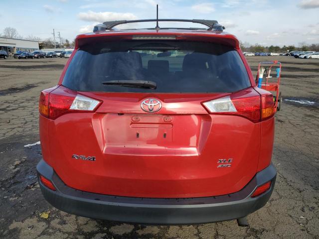 JTMRFREV4DD038439 - 2013 TOYOTA RAV4 XLE RED photo 6