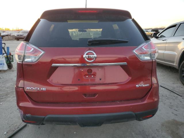 5N1AT2MV6GC740430 - 2016 NISSAN ROGUE S RED photo 6