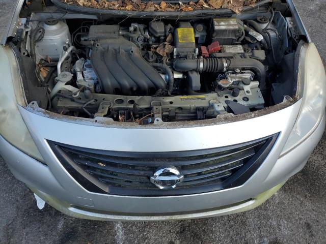 3N1CN7AP0EL854342 - 2014 NISSAN VERSA S SILVER photo 11