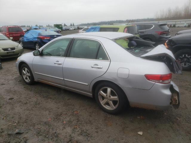 1HGCM55684A158597 - 2004 HONDA ACCORD EX SILVER photo 2