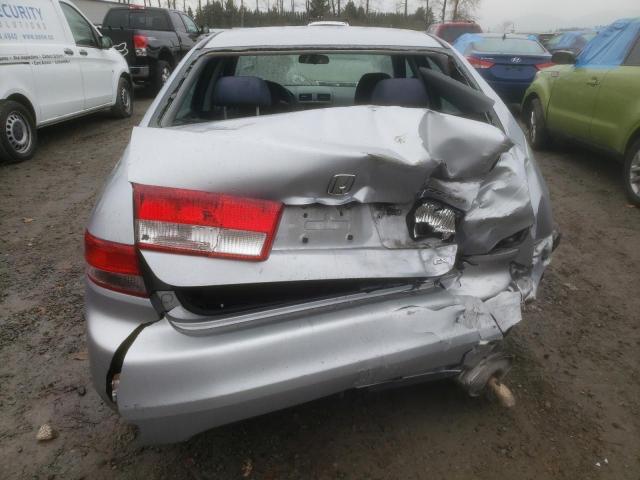 1HGCM55684A158597 - 2004 HONDA ACCORD EX SILVER photo 6