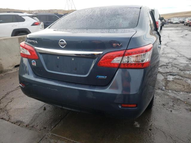 1N4AB7AP4DN907903 - 2013 NISSAN SENTRA S BLUE photo 6