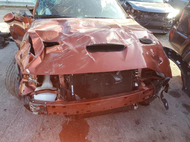 2C3CDZFJ5MH596475 - 2021 DODGE CHALLENGER R/T SCAT PACK ORANGE photo 11