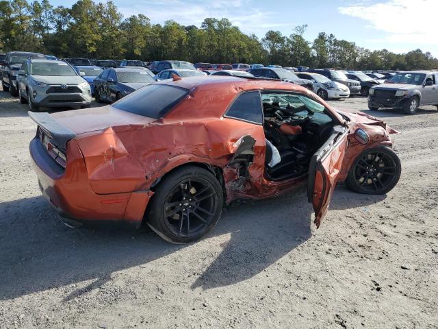 2C3CDZFJ5MH596475 - 2021 DODGE CHALLENGER R/T SCAT PACK ORANGE photo 3