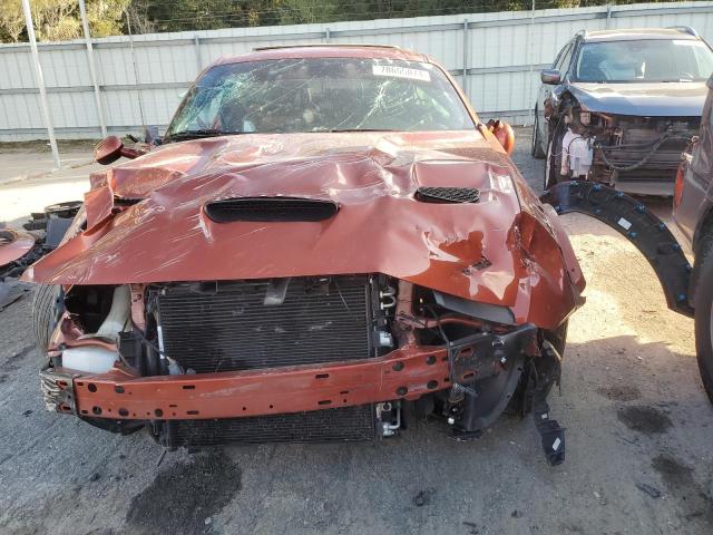 2C3CDZFJ5MH596475 - 2021 DODGE CHALLENGER R/T SCAT PACK ORANGE photo 5