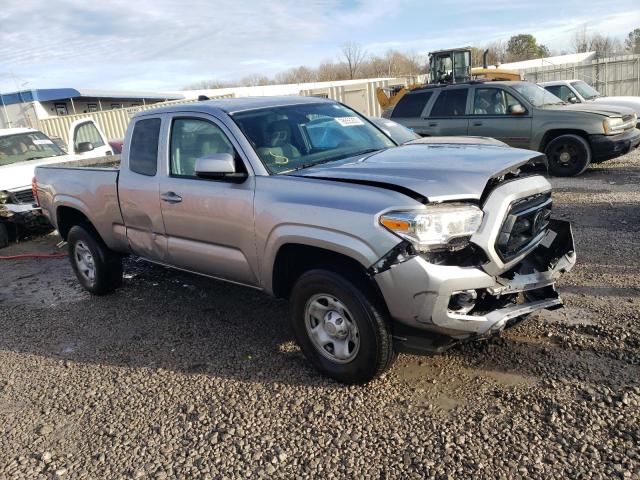 3TYSX5EN1MT009576 - 2021 TOYOTA TACOMA ACCESS CAB SILVER photo 4