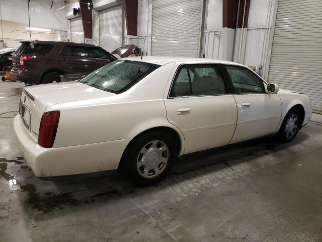 1G6KD54Y61U289909 - 2001 CADILLAC DEVILLE WHITE photo 3