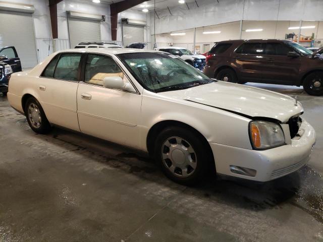 1G6KD54Y61U289909 - 2001 CADILLAC DEVILLE WHITE photo 4