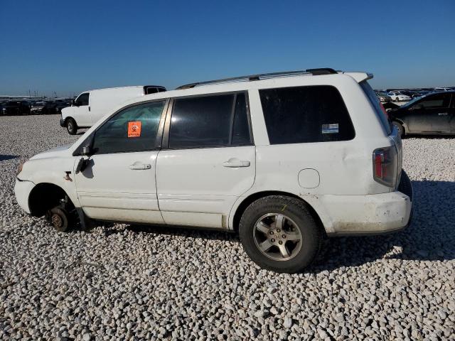 5FNYF28727B031454 - 2007 HONDA PILOT EXL WHITE photo 2