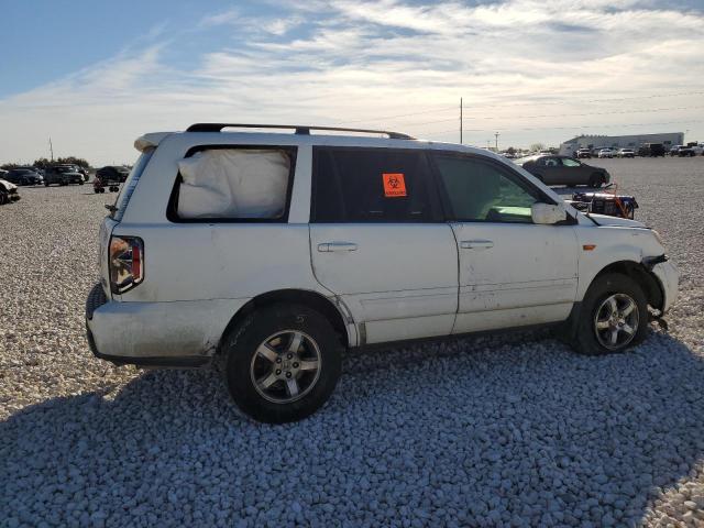 5FNYF28727B031454 - 2007 HONDA PILOT EXL WHITE photo 3