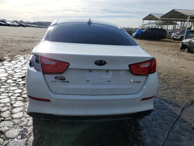 5XXGN4A73FG411855 - 2015 KIA OPTIMA EX WHITE photo 6