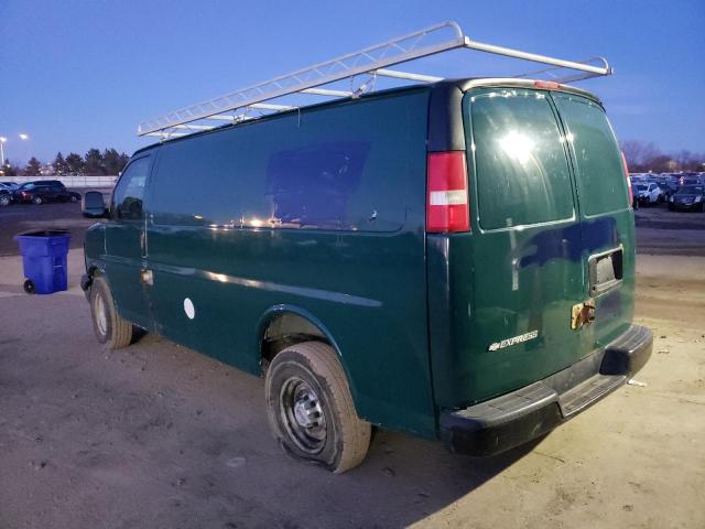 1GCGG25C481199522 - 2008 CHEVROLET EXPRESS G2 GREEN photo 2