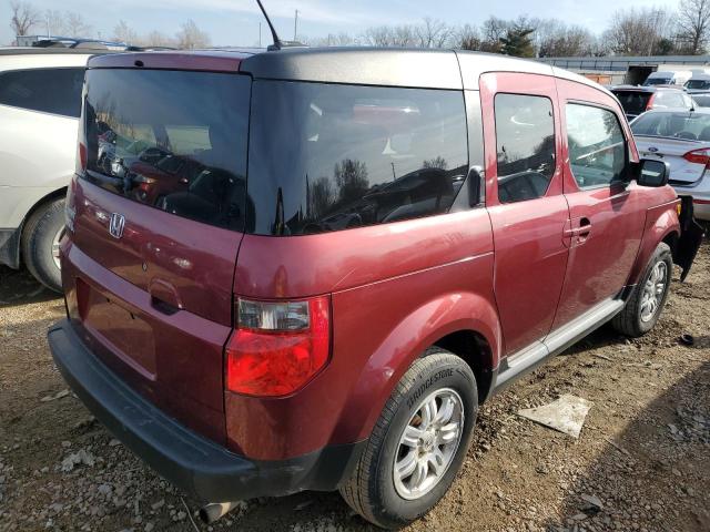 5J6YH28716L015875 - 2006 HONDA ELEMENT EX BURGUNDY photo 3