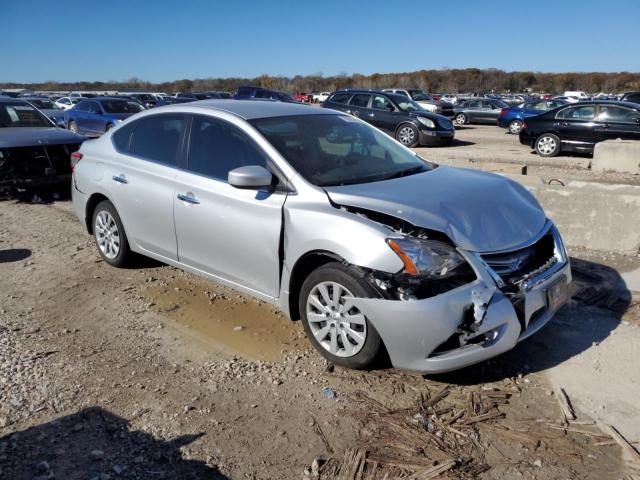 3N1AB7AP5DL744014 - 2013 NISSAN SENTRA S SILVER photo 4