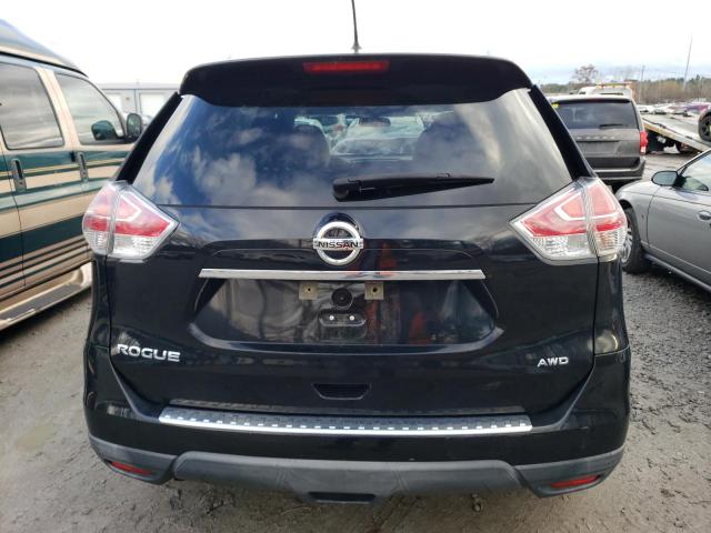 KNMAT2MV4GP691595 - 2016 NISSAN ROGUE S BLACK photo 6