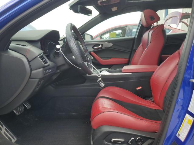 19UUB5F50MA003414 - 2021 ACURA TLX TECH A BLUE photo 7