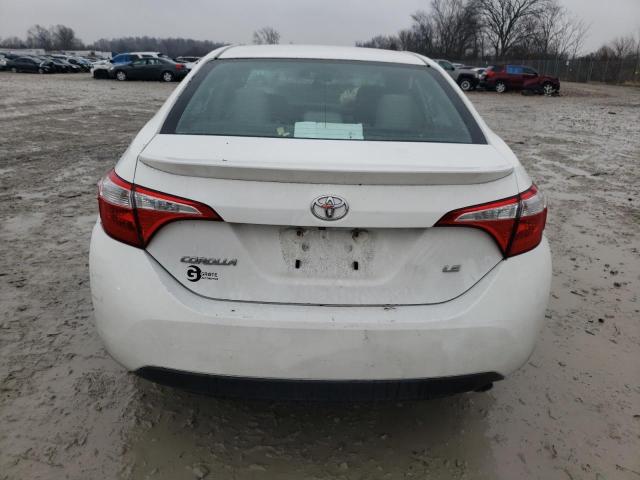 5YFBURHE0EP076834 - 2014 TOYOTA COROLLA L WHITE photo 6