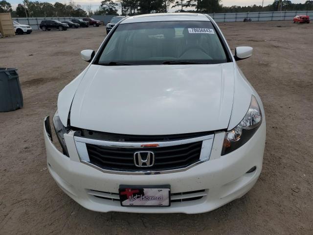 1HGCP36828A085664 - 2008 HONDA ACCORD EXL WHITE photo 5