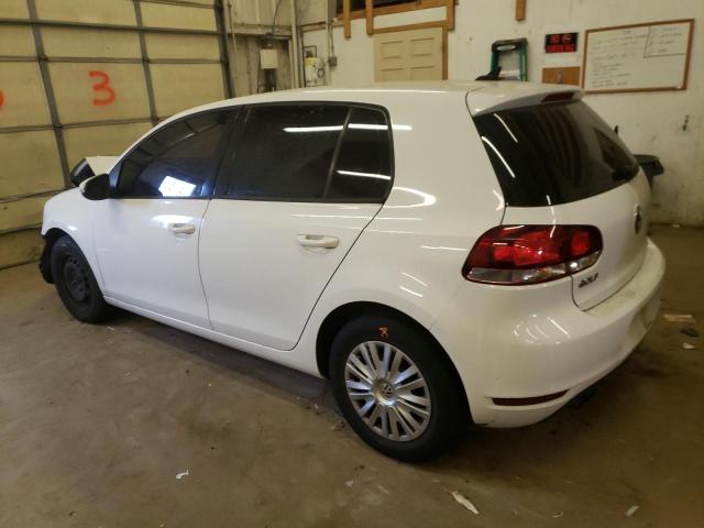 WVWDB7AJ4DW121127 - 2013 VOLKSWAGEN GOLF WHITE photo 2