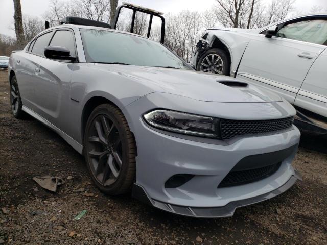 2C3CDXCT7MH557493 - 2021 DODGE CHARGER R/T GRAY photo 4