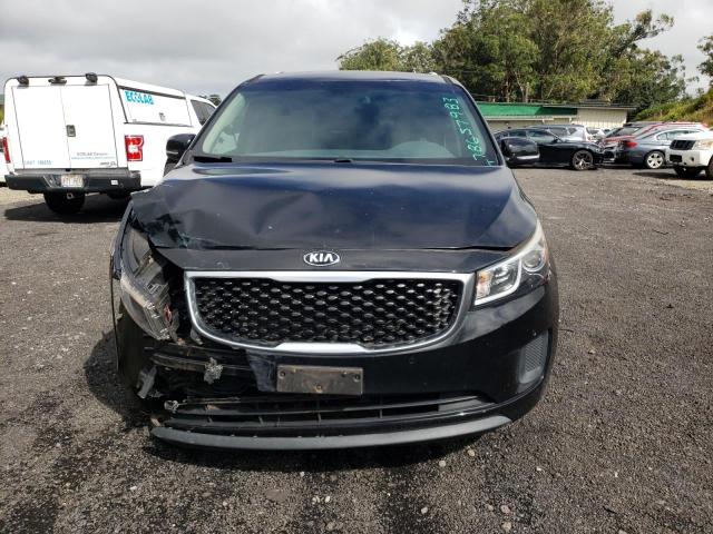 KNDMB5C11G6209204 - 2016 KIA SEDONA LX BLACK photo 5