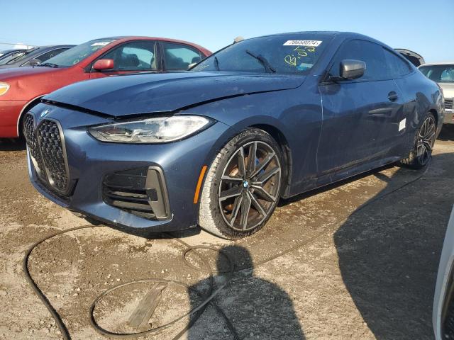 WBA13AR08MCF85208 - 2021 BMW M440XI BLUE photo 1