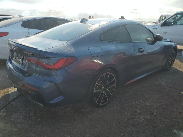 WBA13AR08MCF85208 - 2021 BMW M440XI BLUE photo 3